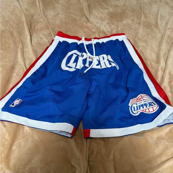 Just Don LA Clippers 84-85 Road Shorts Blue Away Medium